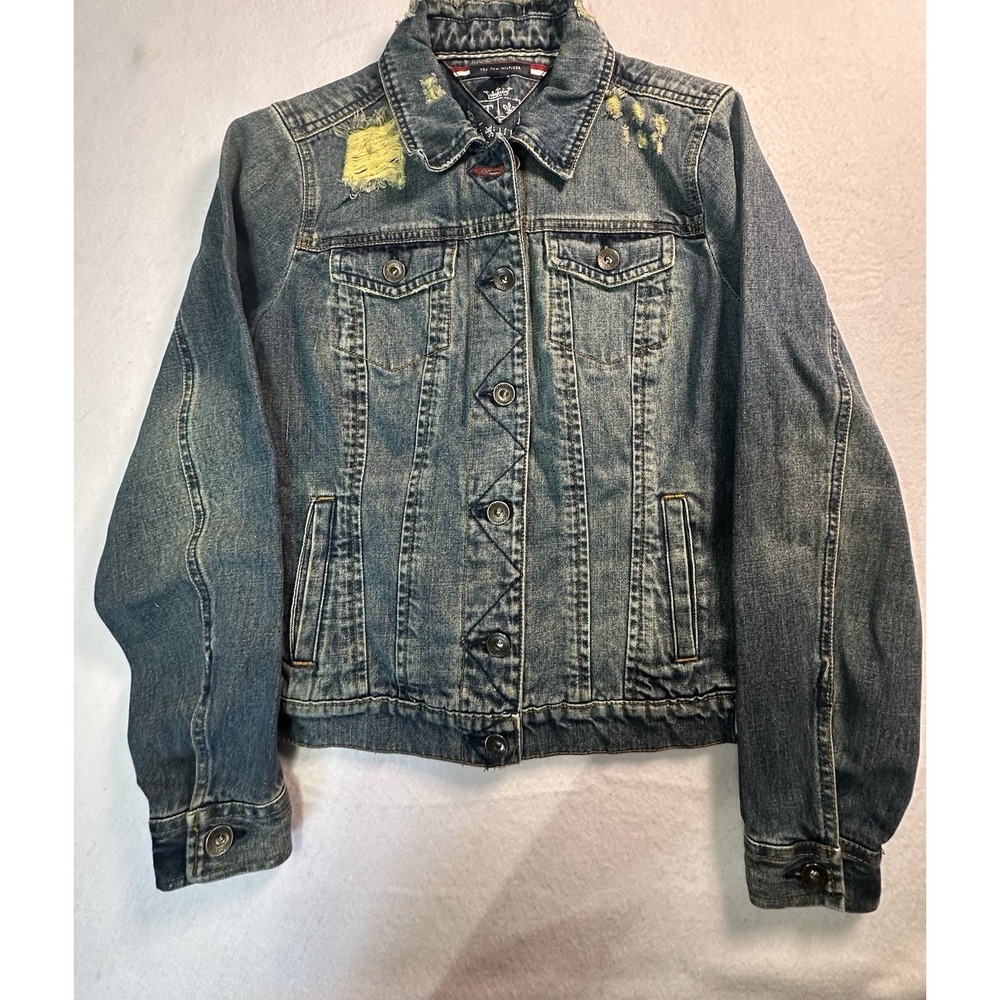Tommy Hilfiger Women's Denim Jacket‎ Blue Jean, Size Medium